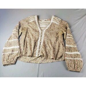 Veronica Beard Lyanna Blouse Stone Multi Floral Size 8